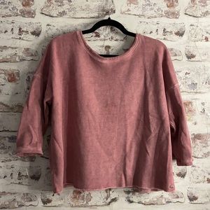 American Eagle Pink Crewneck Sweatshirt